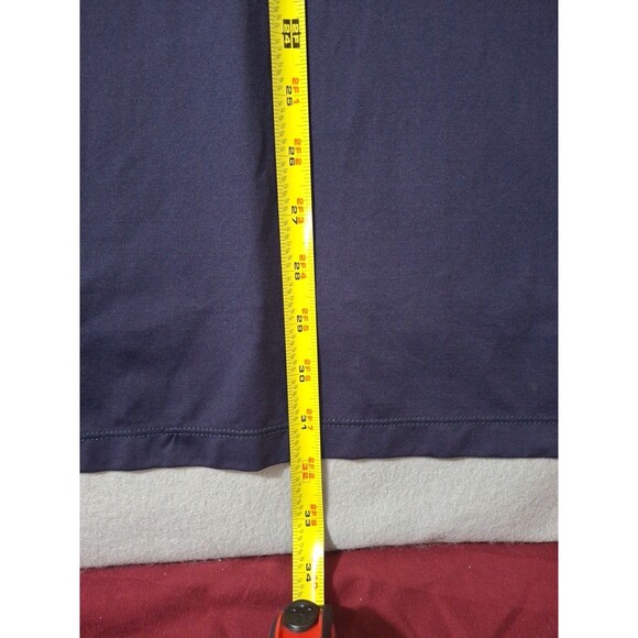 Greyson Polo Shirt Mens XL Navy Blue Stretch S/S  Golf Performance Logo Stretch - Picture 8 of 9